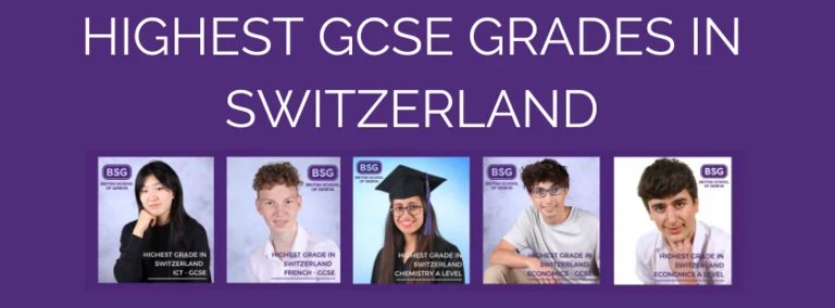 Edexcel Awards in Switzerland | BSG British School of Geneva