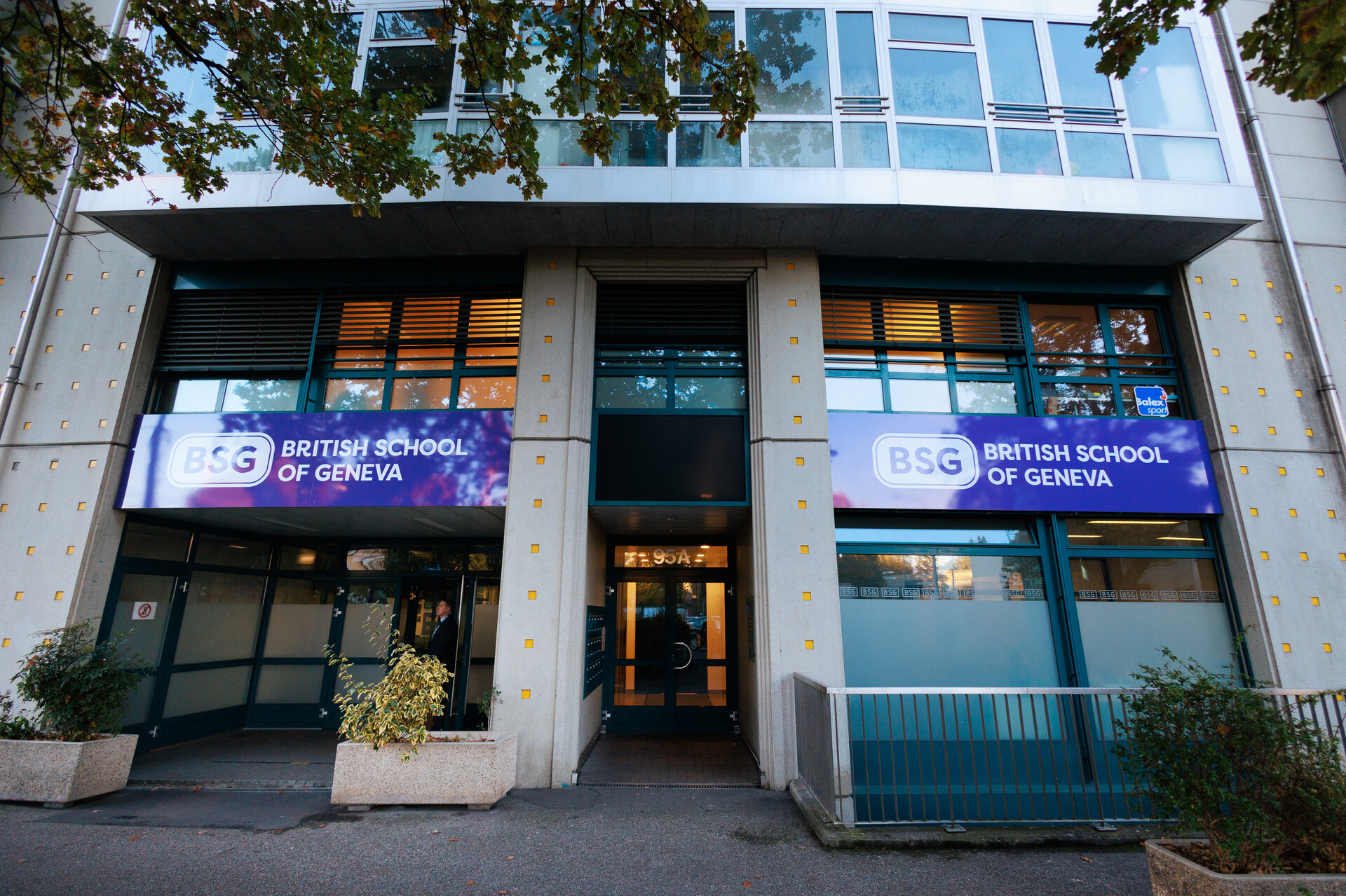 school entrance
