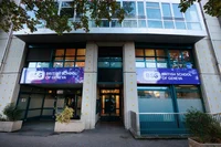 school entrance