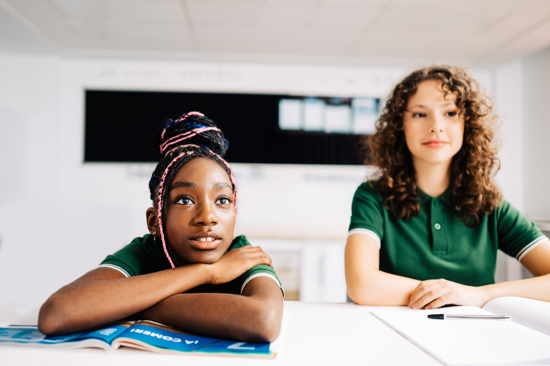 Students listening