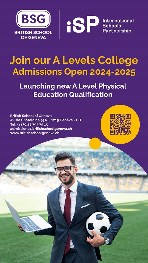 EdExcel A Level PE Qualification launches at British School of Geneva